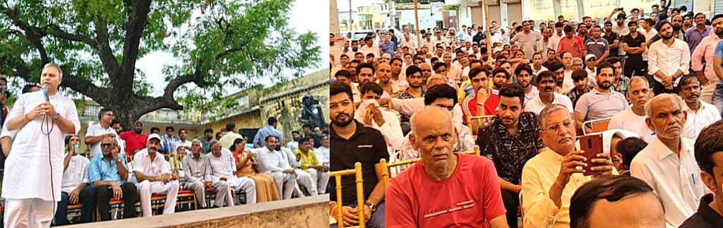 13 तारीख को अनंगपुर में होगी महा पंचायत, देशभर के नेता करेंगे शिरकत : विजय प्रताप Maha Panchayat will be held in Anangpur on 13th, leaders from across the country will participate: Vijay Pratap