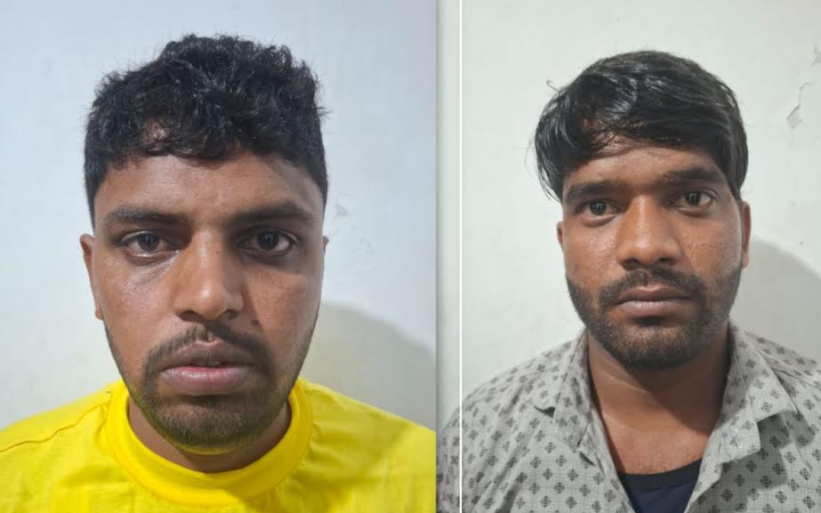 तिगांव में एक व्यक्ति को गोली मारने वाले दो आरोपी गिरफ्तार Two accused arrested for shooting a person in Tigaon