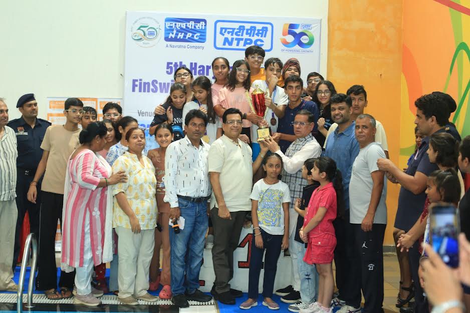 पांचवा हरियाणा राज्य फिन स्विमिंग चैम्पियनशिप 2025 संपन्न Fifth Haryana State Finn Swimming Championship 2025 concluded