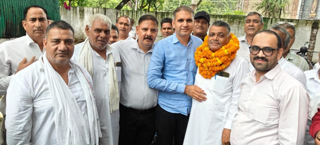 रमेश जागलान चौथी बार बने निगम कर्मचारी फेडरेशन के प्रधान Ramesh Jaglan became the head of Corporation Employees Federation for the fourth time