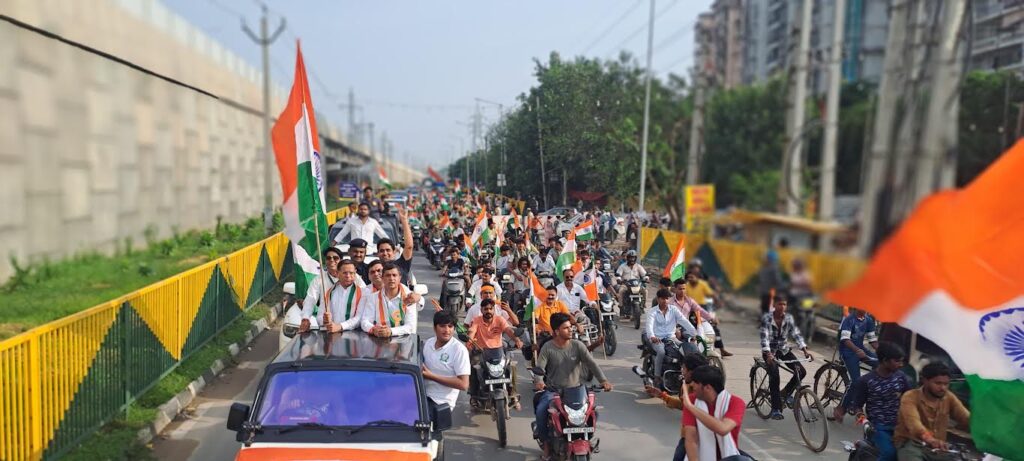 अमर शहीदों के शौर्य और बलिदान से देश को तिरंगा झंडा प्राप्त हुआ: राजेश नागर The country received the tricolor flag due to the valor and sacrifice of the immortal martyrs: Rajesh Nagar