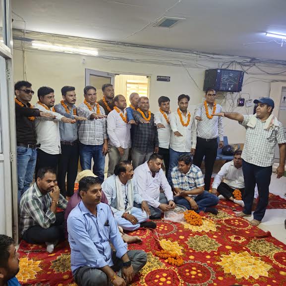 एचएसईबी वर्कर यूनियन का त्रिवार्षिक कर्मचारी चुनाव सम्पन्न Triennial employee election of HSEB Worker Union concluded