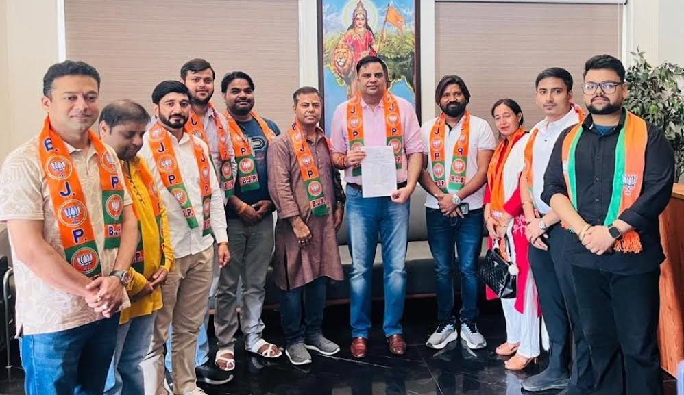 भाजपा फरीदाबाद ने आईटी विभाग में की संगठनात्मक नियुक्तियां BJP Faridabad made organizational appointments in the IT department