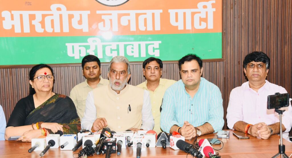 मोदी सरकार की आर्थिक नीतियों से भारत का आर्थिक उदय हुआ : कृष्णपाल गुर्जर Modi government's economic policies led to India's economic rise: Krishan Pal Gurjar