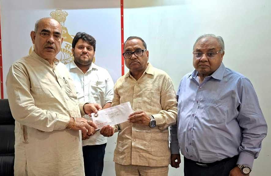 सरकार ने बल्लबगढ़ की दो गौशालाओं के लिए जारी की एक करोड़ की राशि : मूलचंद शर्मा The government released an amount of one crore for two cow shelters of Ballabgarh: Moolchand Sharma