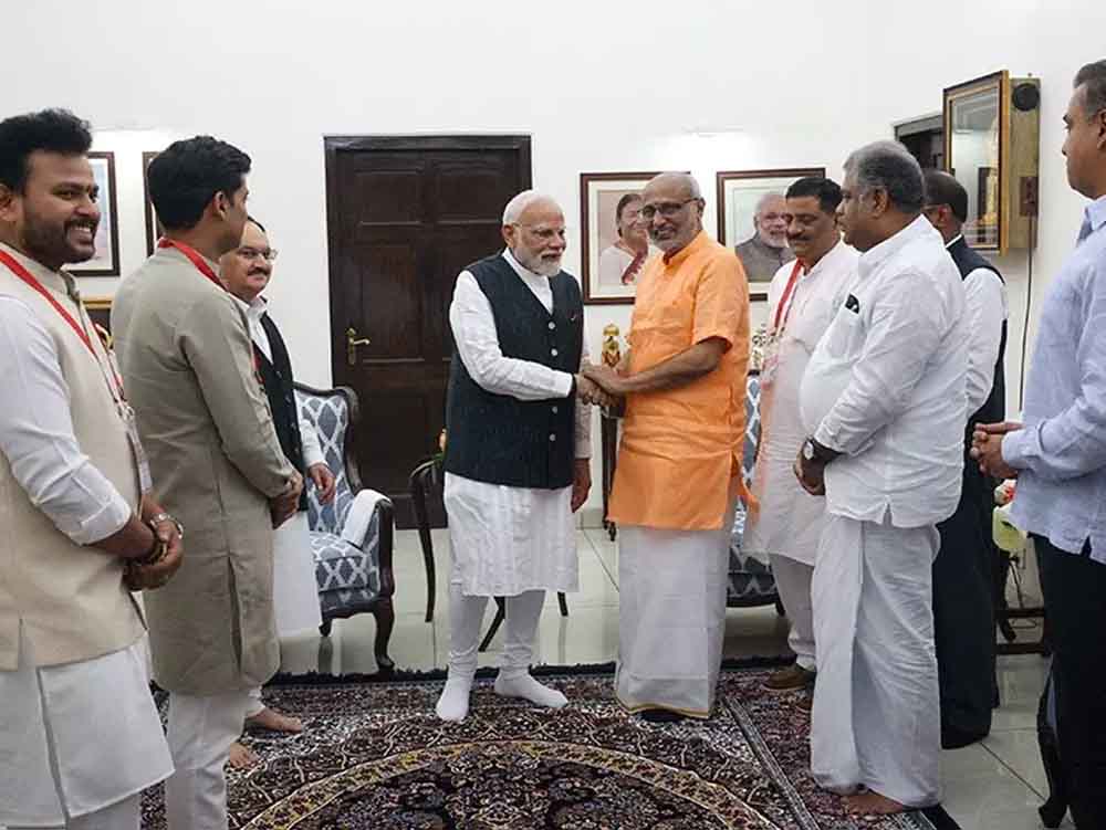 सीपी राधाकृष्णन देश के 15वें उपराष्ट्रपति होंगे:14 विपक्षी वोट मिलने के भी कयास CP Radhakrishnan will be the 15th Vice President of the country: There is also speculation of getting 14 opposition votes