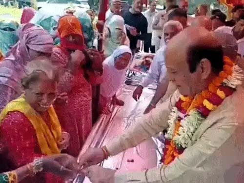 मोदी के विकास मॉडल पर होगा बिहार चुनाव : कृष्णपाल गुर्जर Bihar elections will be based on Modi's development model: Krishan Pal Gurjar