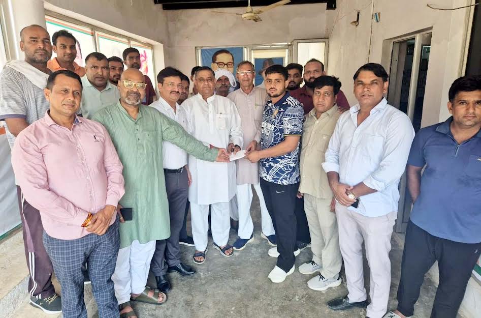 पाली क्रेशर जोन की टीम ने पाली की कबड्डी टीम को किया पुरस्कृत Pali Crusher Zone team rewarded Pali's Kabaddi team