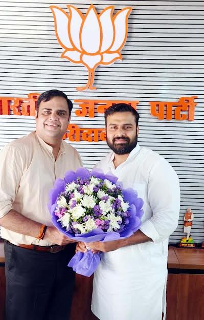 पंकज सिंगला पुन: बने भाजपा के जिला उपाध्यक्ष Pankaj Singla again became the District Vice President of BJP