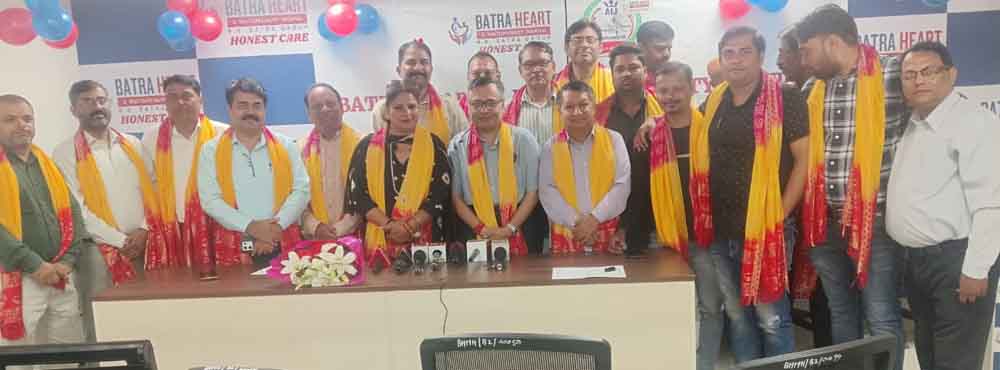बत्रा हॉर्ट एण्ड मल्टीस्पेशलिटी हॉस्पिटल में पत्रकार सेहत सुरक्षा कार्यक्रम आयोजित Journalist Health Safety Program organized at Batra Heart and Multispecialty Hospital