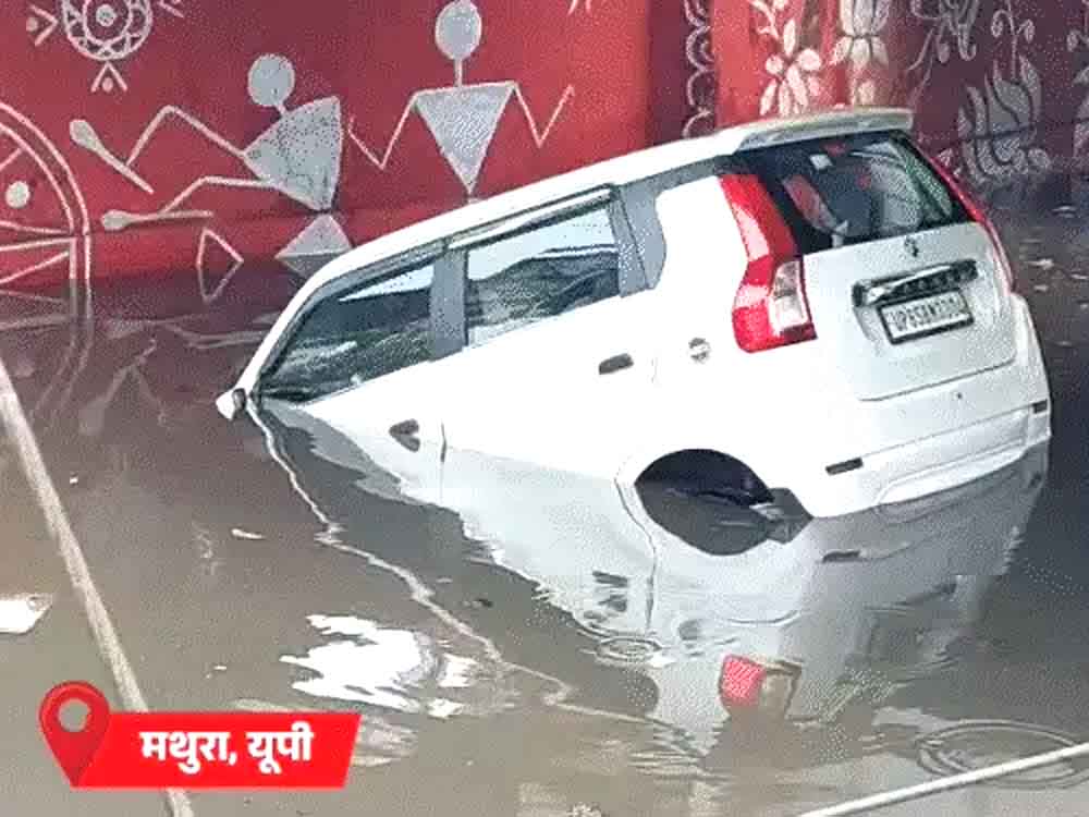 राजस्थान में भारी बारिश, जयपुर में रावण के पुतले बहे:मानसून सीजन खत्म Heavy rains lash Rajasthan, Ravana effigies washed away in Jaipur: Monsoon season ends