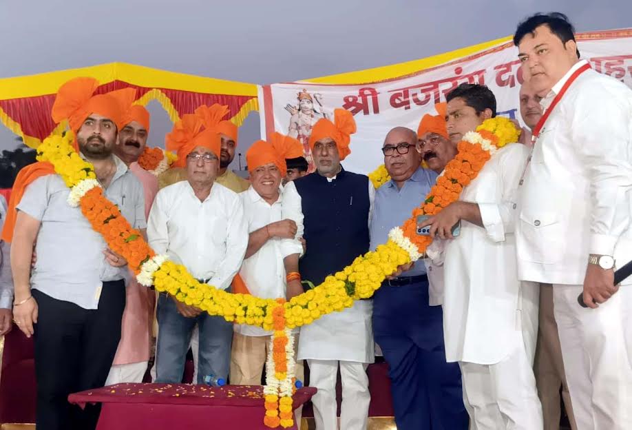 भारतीय संस्कृति को जिन्दा रखे हुए है श्री बजरंग दल दशहरा कमेटी : कृष्णपाल गुर्जर Shri Bajrang Dal Dussehra Committee is keeping Indian culture alive: Krishan Pal Gurjar