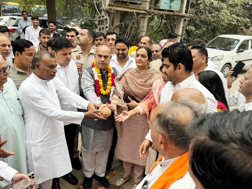 बल्लभगढ़ के विकास में नहीं रहने दूंगा कोई कमी : मूलचंद शर्मा I will not let anything go wrong in the development of Ballabhgarh: Moolchand Sharma