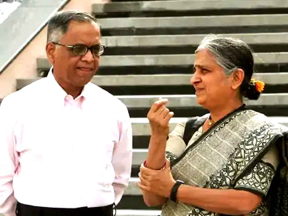 नारायण-सुधा मूर्ति का जाति जनगणना में शामिल होने से इनकार Narayan-Sudha Murthy refuse to participate in the caste census