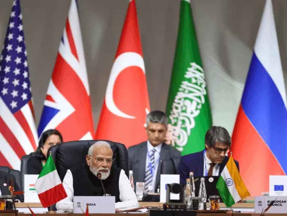 अमेरिका के बॉयकॉट के बावजूद G20 घोषणापत्र मंजूर G20 declaration approved despite US boycott