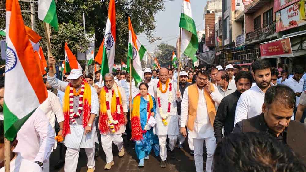 सरदार पटेल की एकता की भावना आज भी मोदी सरकार की नीतियों में जीवित : कृष्ण पाल गुर्जर Sardar Patel's spirit of unity is still alive in the policies of the Modi government: Krishna Pal Gurjar