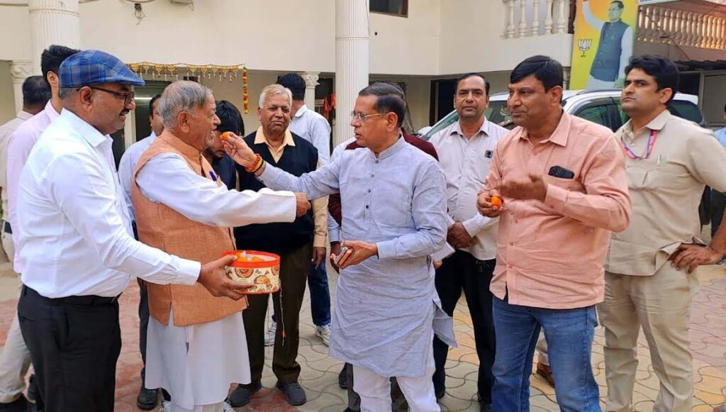 बिहार में गुंडाराज को नकारा, विकास को चुना : राजेश नागर Rejected goondaraj in Bihar, chose development: Rajesh Nagar