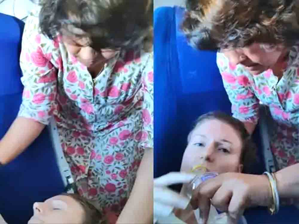पूर्व MLA ने फ्लाइट में अमेरिकी महिला की जान बचाई A former MLA saved an American woman's life on a flight.
