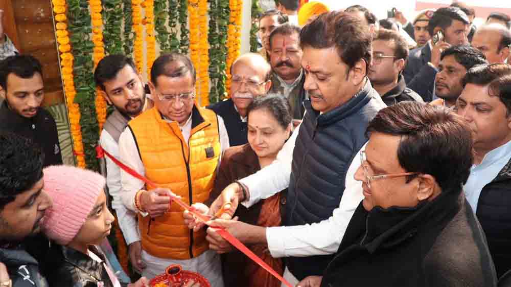 कैबिनेट मंत्री विपुल गोयल ने फरीदाबाद में ‘अटल लाइब्रेरी’ के पुस्तकालय भवन का किया उद्घाटन! Cabinet Minister Vipul Goel inaugurated the library building of 'Atal Library' in Faridabad!