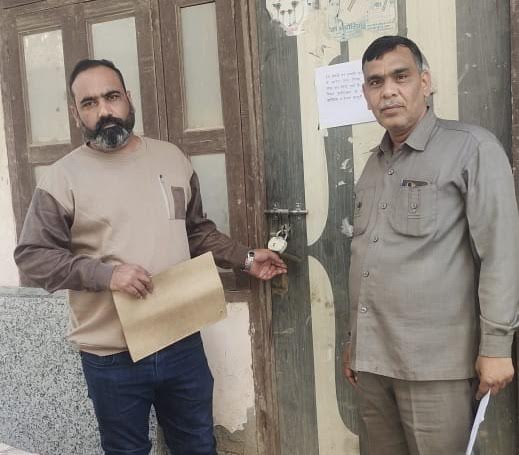 फरीदाबाद नगर निगम ने एक सप्ताह की मेगा सीलिंग ड्राइव में की 143 संपत्तियां सील Faridabad Municipal Corporation sealed 143 properties in a week-long mega sealing drive.