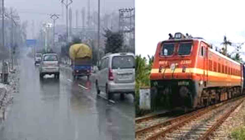राजस्थान में ओले गिरे, MP में कोहरे से ट्रेनें लेट:जम्मू कश्मीर में डल झील जमी Hail fell in Rajasthan, fog caused train delays in Madhya Pradesh; Dal Lake in Jammu and Kashmir has frozen over.