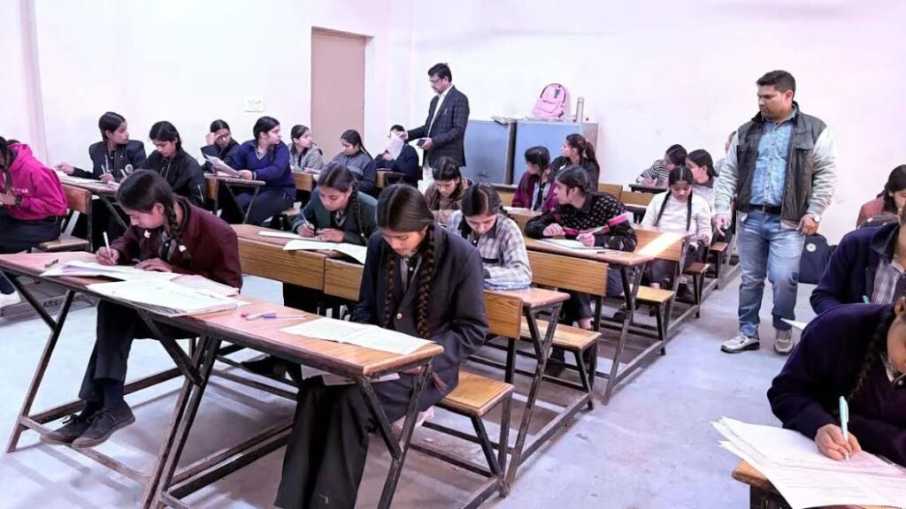 Pre-board examinations for classes 10 and 12 have begun, with over 28,000 students participating on the first day.