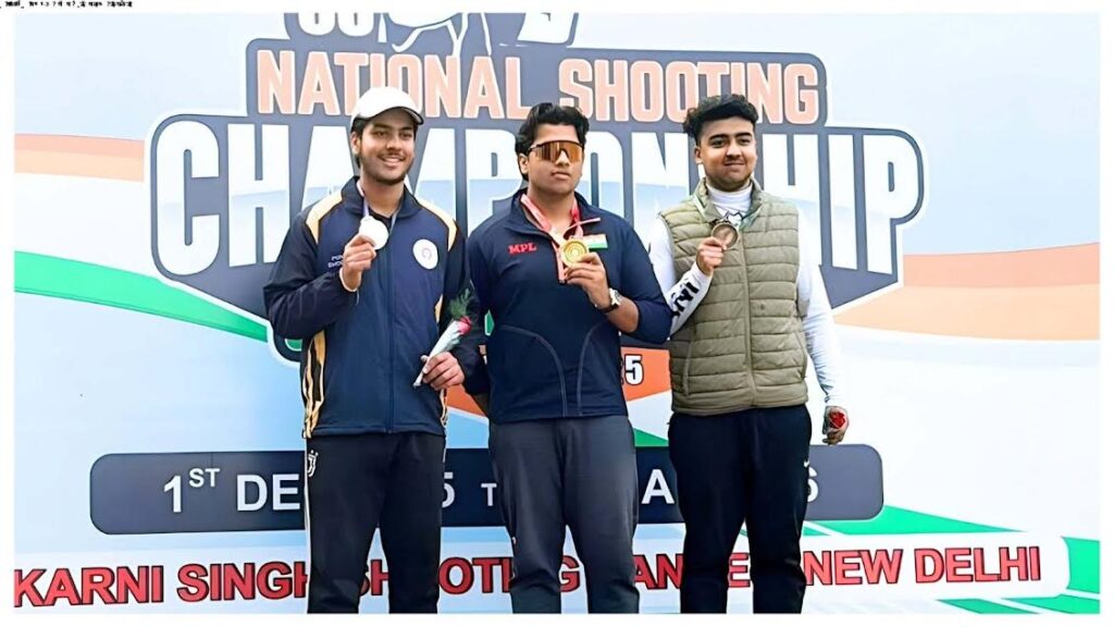 Players from Manav Rachna Shooting Academy won medals at the 68th National Shooting Championship 2025.