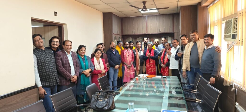 अखिल भारतीय मारवाड़ी युवा मंच, दिल्ली प्रांत ने 42वां स्थापना दिवस गरिमामय वातावरण में मनाया The All India Marwari Yuva Manch, Delhi chapter, celebrated its 42nd foundation day in a dignified manner.