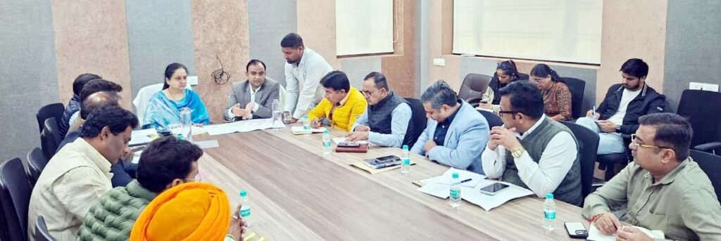 Pending development works were reviewed, Mayor held a meeting of officials