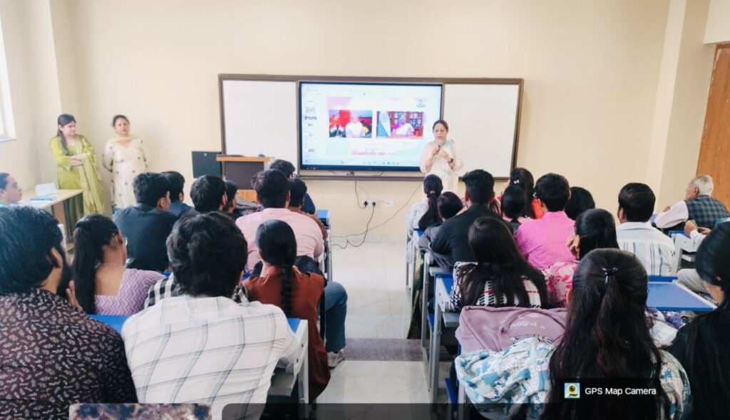 Workshop on Stress Management and Mental Health organized at Aggarwal College, Ballabhgarh