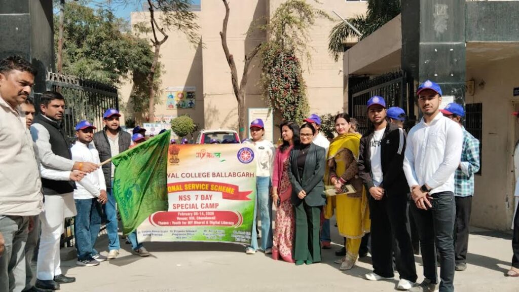 A seven-day special camp was organized at Aggarwal College.