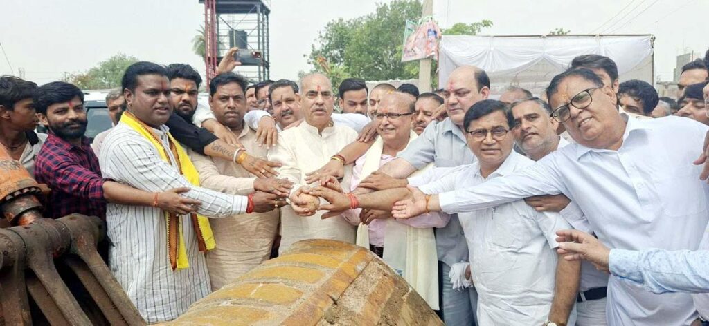 मुजेसर अंडरपास बनने से हजारों लोगों को मिलेगी जाम से राहत : मूलचंद शर्मा With the construction of Mujesar underpass, thousands of people will get relief from traffic jams: Moolchand Sharma