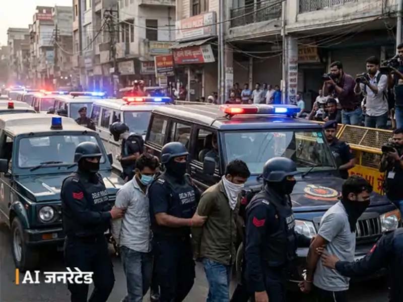 दिल्ली में पाकिस्तानी खुफिया एजेंसी ISI के 9 एजेंट गिरफ्तार 9 Agents of Pakistani Intelligence Agency ISI Arrested in Delhi