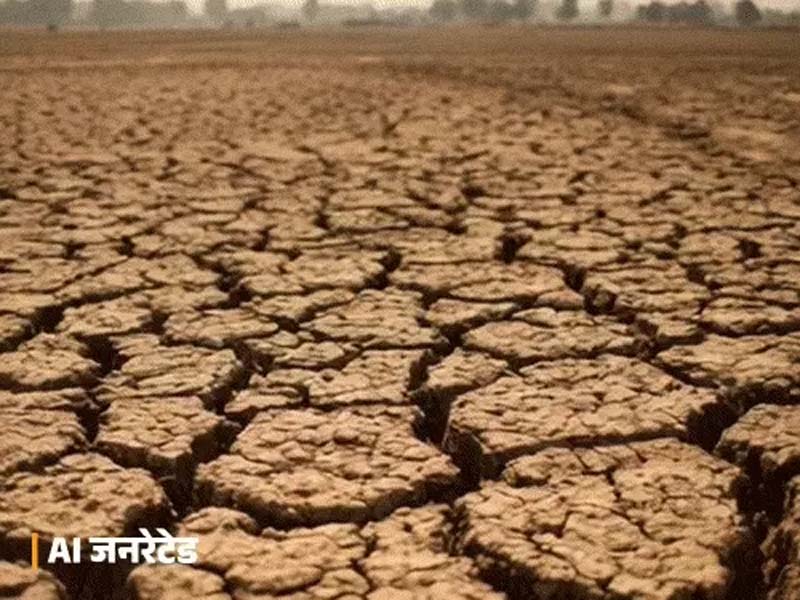 भारत समेत दुनियाभर में 3 महीने तक सूखे की आशंका Risk of drought across the globe, including India, for three months.