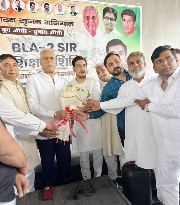 बूथ प्रबंधन व एसआईआर को लेकर सजग रहें कांग्रेस कार्यकर्ता : करण दलाल Congress workers must remain vigilant regarding booth management and SIR: Karan Dalal