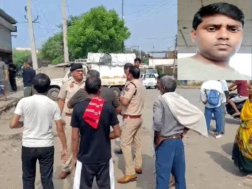 शराब ठेके के पास मिला युवक का शव, हत्या की आशंका Youth's body found near liquor shop; murder suspected.