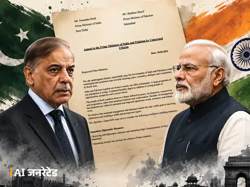 भारत-PAK की 117 प्रमुख हस्तियों ने मोदी-शहबाज को पत्र लिखा 117 prominent figures from India and Pakistan have written a letter to Modi and Shehbaz.