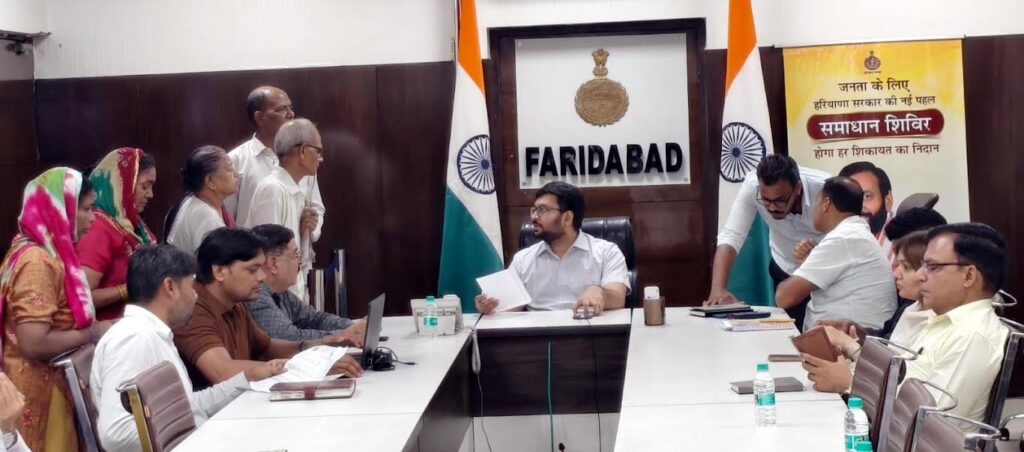 11 complaints received at the grievance redressal camp; officials instructed to resolve them.