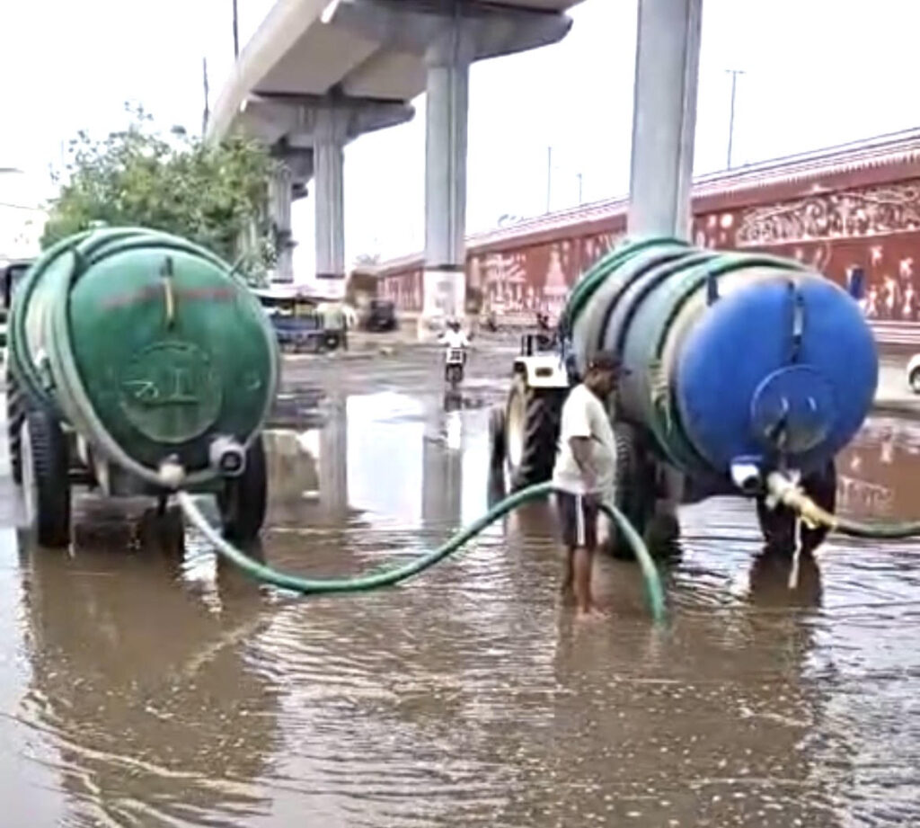 Various departments at the district level are on high alert to prevent waterlogging during the rains.