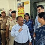 Usha Priyadarshini, Chairperson of the Women's Commission, inspected B.K. Civil Hospital.