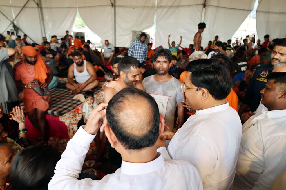 श्रद्धा, भक्ति, सेवा और समर्पण का पावन संगम है कांवड़ यात्रा : विपुल गोयल The Kanwar Yatra is a sacred confluence of reverence, devotion, service, and dedication: Vipul Goel.