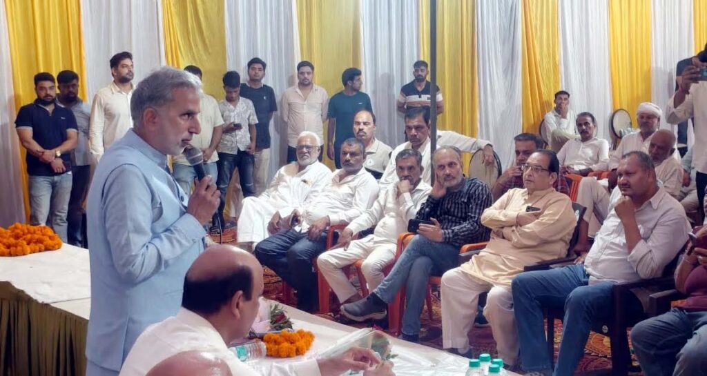Systematic work is underway on electricity, water, health, and connectivity: Krishan Pal Gurjar