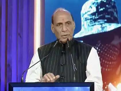 राजनाथ बोले-आतंकवाद को पनाह दी तो बातचीत की गुंजाइश खत्म Rajnath says: If terrorism is harboured, there is no scope for talks.