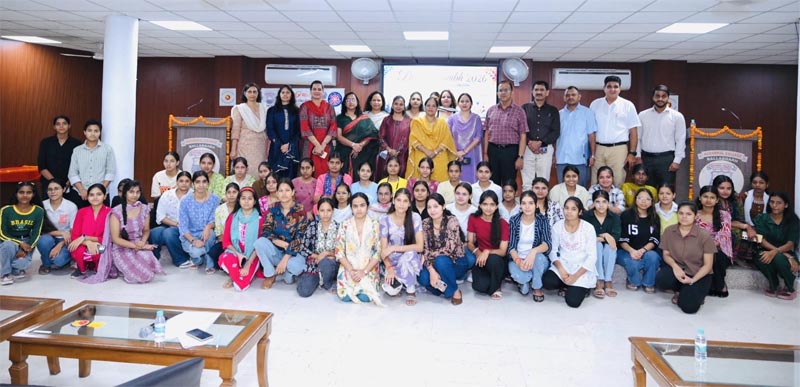 अग्रवाल कॉलेज बल्लभगढ़ में प्रथम वर्ष विद्यार्थियों के लिए दीक्षारम्भ कार्यक्रम का हुआ आयोजन 'Diksharambh' program organized for first-year students at Aggarwal College, Ballabgarh.