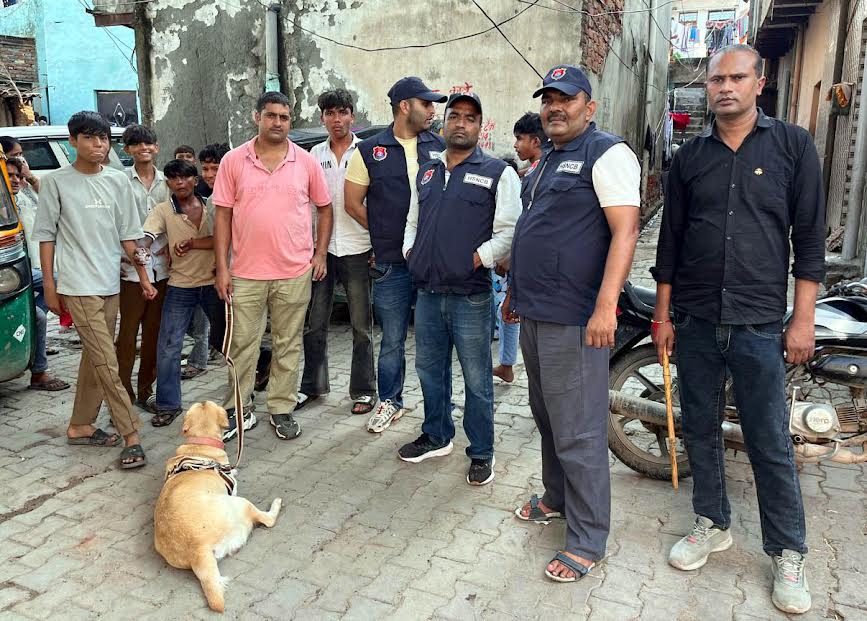 नार्को डॉग ‘चार्ली’ के साथ एचएसएनसीबी का सर्च ऑपरेशन HSNCB search operation with narco-dog ‘Charlie’